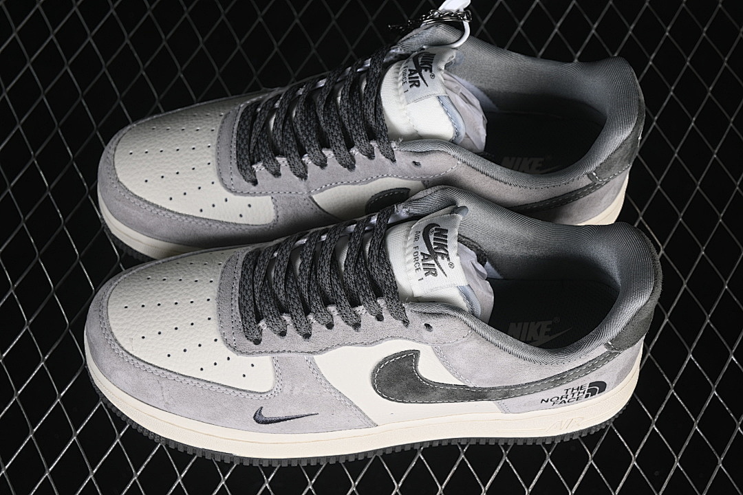 Nike [KL1688-005]-[AIR FORCE 1 07 LOW CASUAL SNEAKERS WHITE/GREY/BLACK]-[WOMAN:36-39]-[MAN:40-45] - Image 11