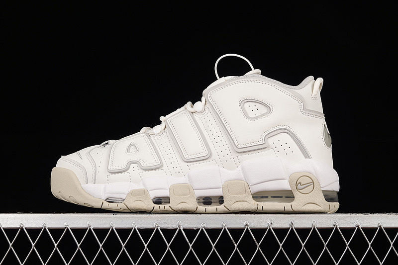 Nike Nike AIR MORE UPTEMPO GS PHANTOM/WHITE/SAND DRIFT/LIGHT IRON ORE · DM1023-001, photo 1