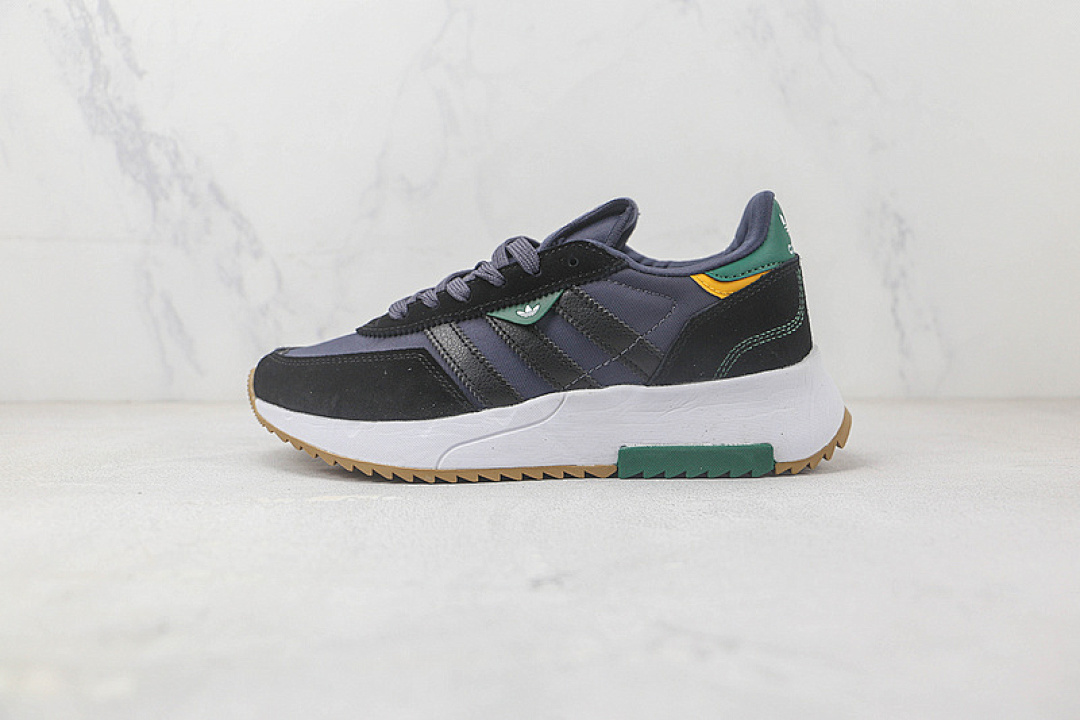 Unbranded [GW9356]-[RETROPY F2 SHOES GREY FIVE/CARBON/COLLEGIATE GOLD]-[WOMAN:36-39]-[MAN:40-45], photo 1