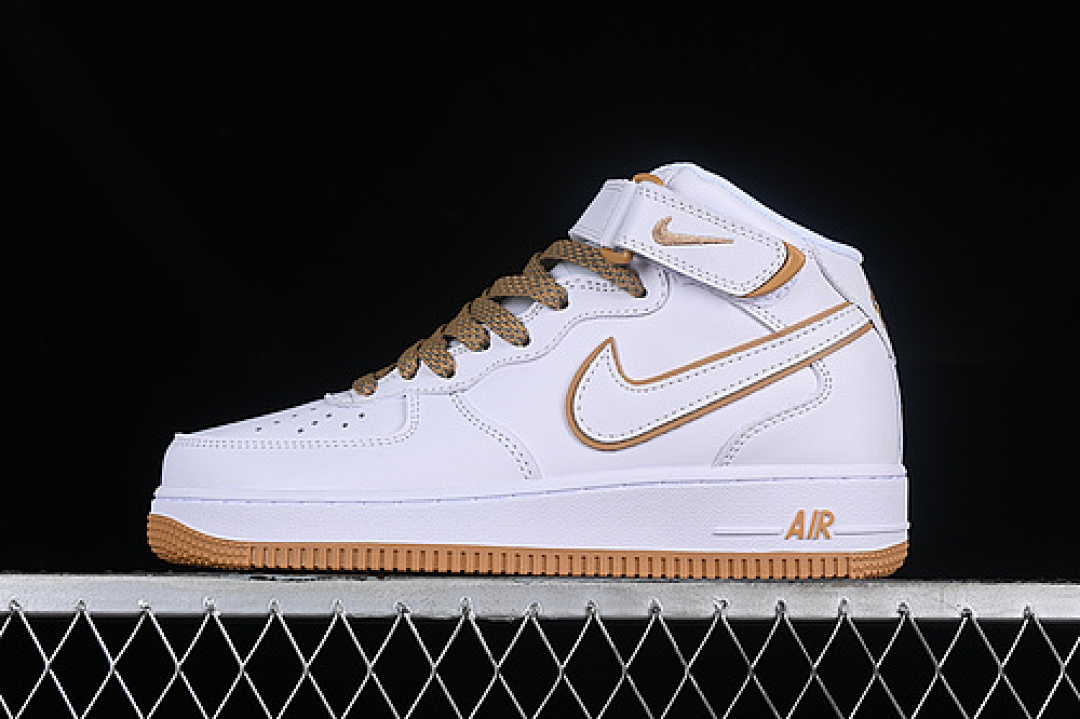 Nike [WP5623-833]-[AIR FORCE 1 07 MID OFF WHITE/YELLOW]-[WOMAN:36-39]-[MAN:40-45], photo 1