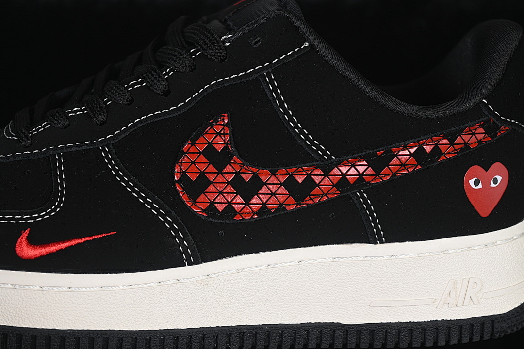 Nike [LD1999-007]-[AIR FORCE 1 07 LOW CASUAL SHOES RED/WHITE/BLACK/PINK]-[WOMAN:36-39]-[MAN:40-45] - Image 7