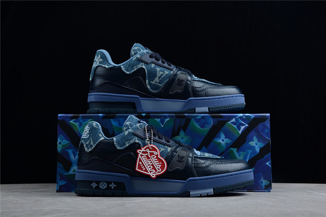 Louis Vuitton [L*V TRAIL SNEAKERS BLACK/BLACK/NAVY BLUE]-[MAN:38-45] - Image 18