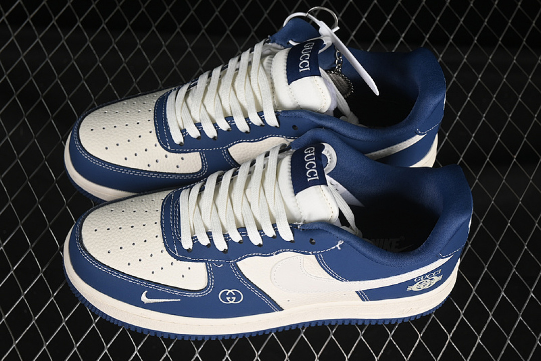 Nike [KK1988-085]-[AIR FORCE 1 07 LOW WHITE/BLUE]-[WOMAN:36-39]-[MAN:40-45] - Image 11