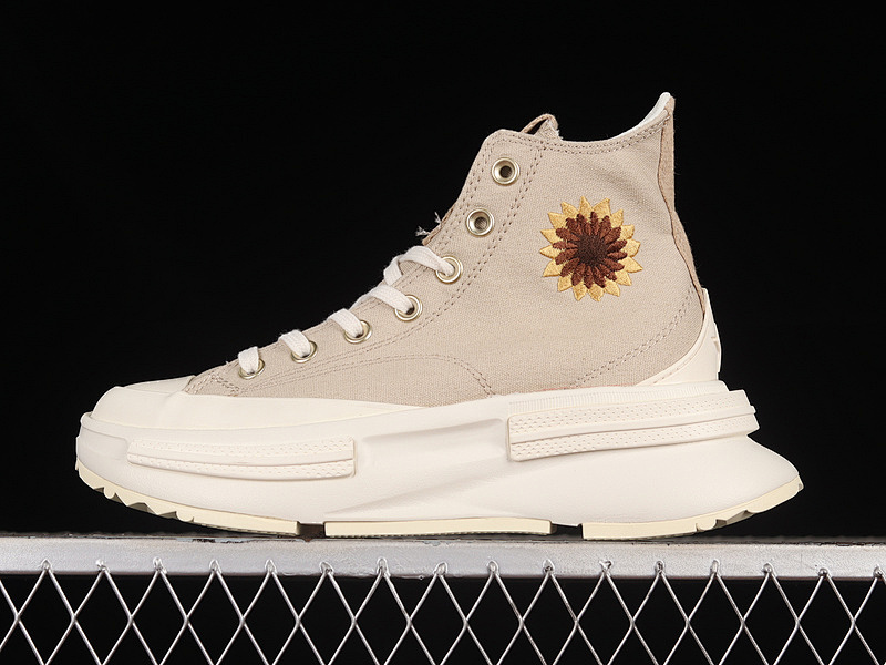 Converse Converse RUN STAR LEGACY CX PLATFORM HIGH BEACH STONE/EGRET/RED OAK · A05004C, photo 1