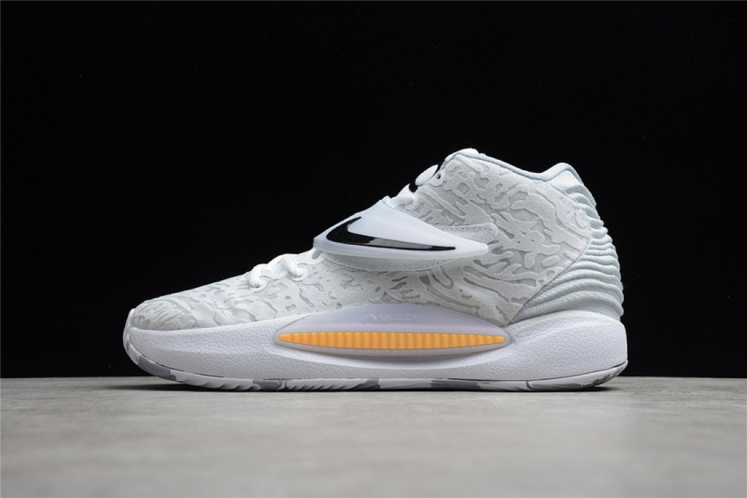 KD 14 EP HOME WHITE/WOLF GREY/MELON TINT/BLACK · CZ0170-100, photo 1