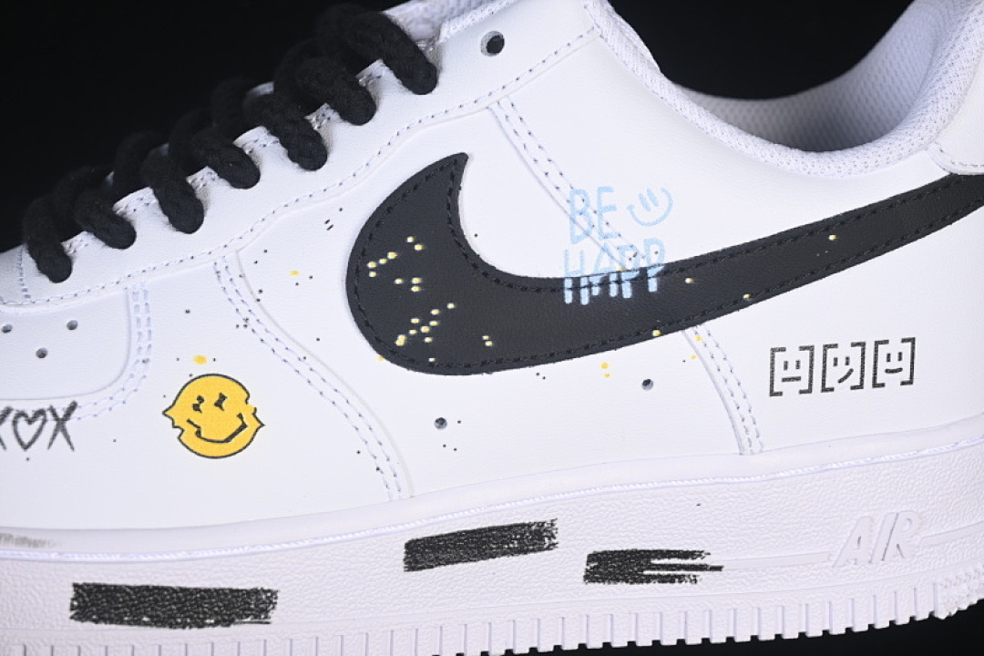 Nike [ZH0316-104]-[AIR FORCE 1 07 LOW VIBE WHITE/BLACK]-[WOMAN:36-39]-[MAN:40-45] - Image 8