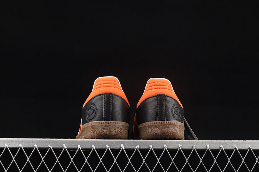 Adidas [FW2428]-[SAMBA VEGAN SHOES CORE BLACK/ORANGE/CLOUD WHITE]-[MAN:39-45] - Image 14