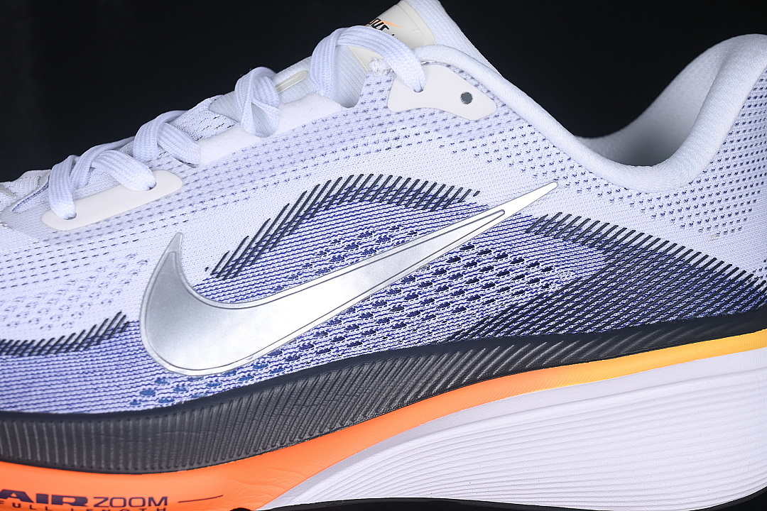 Nike [IB1873-102]-[AIR ZOOM PEGASUS 42 WHITE/TOTAL ORANGE/METALLIC SILVER]-[WOMAN:39]-[MAN:40-45] - Image 8