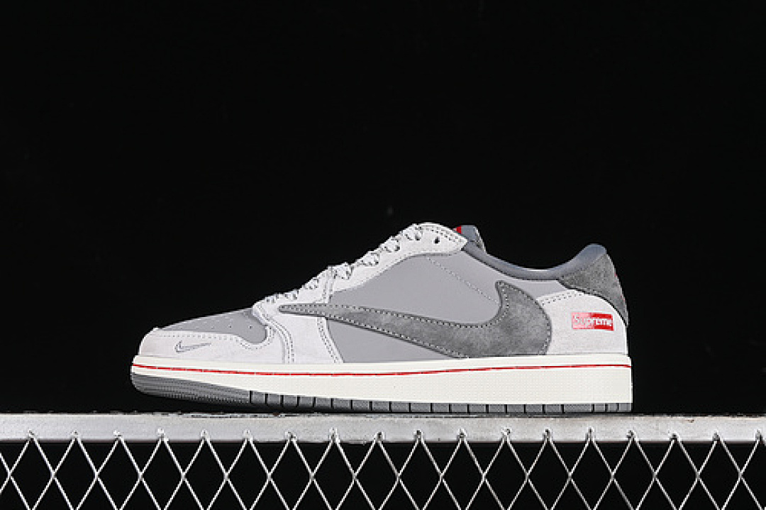 Jordan [JH6089-005]-[TRAVIS SCOTT X FRAGMENT DESIGN AIR JORDAN 1 LOW OG SP GREY/WHITE]-[36-45], photo 1