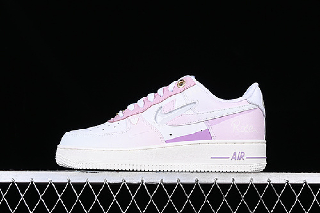 Nike [DZ5616-100]-[AIR FORCE 1 07 LOW WHITE/PINK/PURPLE]-[WOMAN:36-39]-[MAN:40-45], photo 1