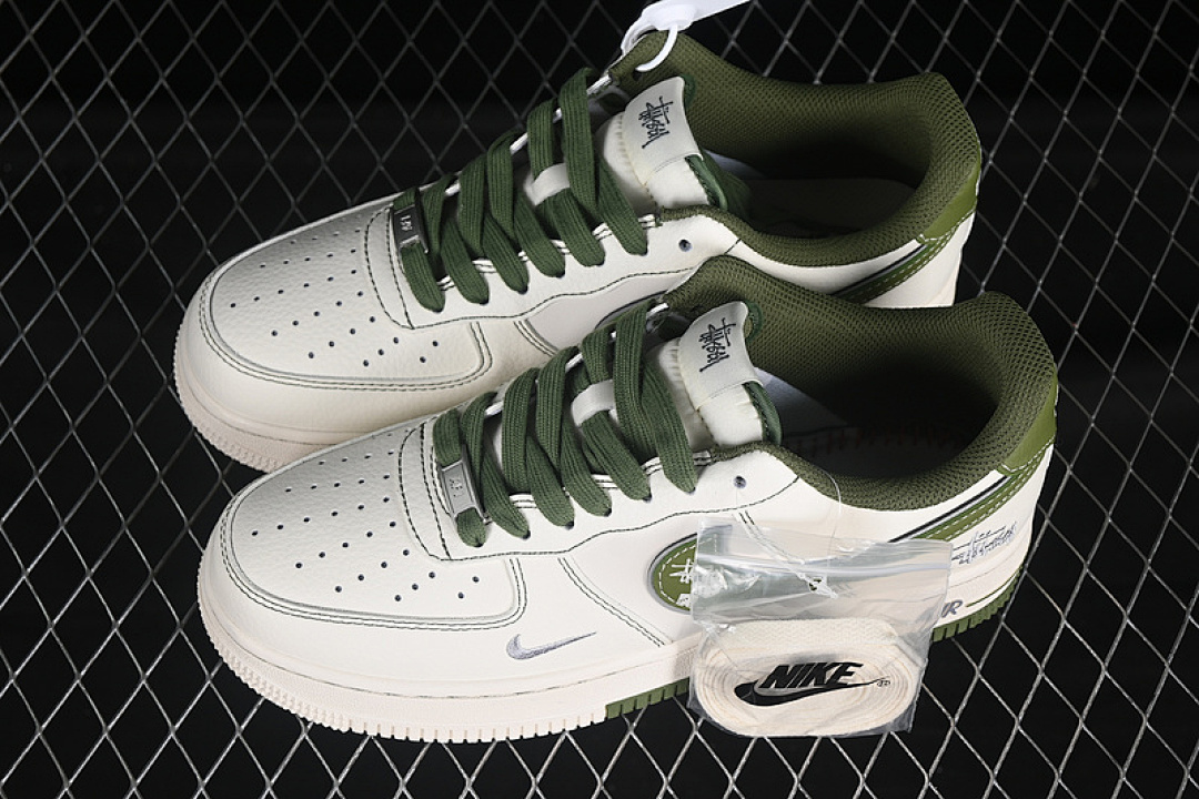 Nike [XS1958-525]-[AIR FORCE 1 07 LOW WHITE/GREEN]-[WOMAN:36-39]-[MAN:40-45] - Image 11