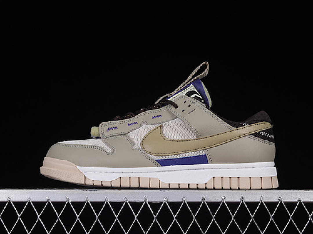 Unbranded [DV0821-300]-[AIR DUNK LOW 3.0 REMASTERED GREY/BLUE/GREEN/GUM LIGHT BROWN/WHITE]-[UNISEX:36-45], photo 1