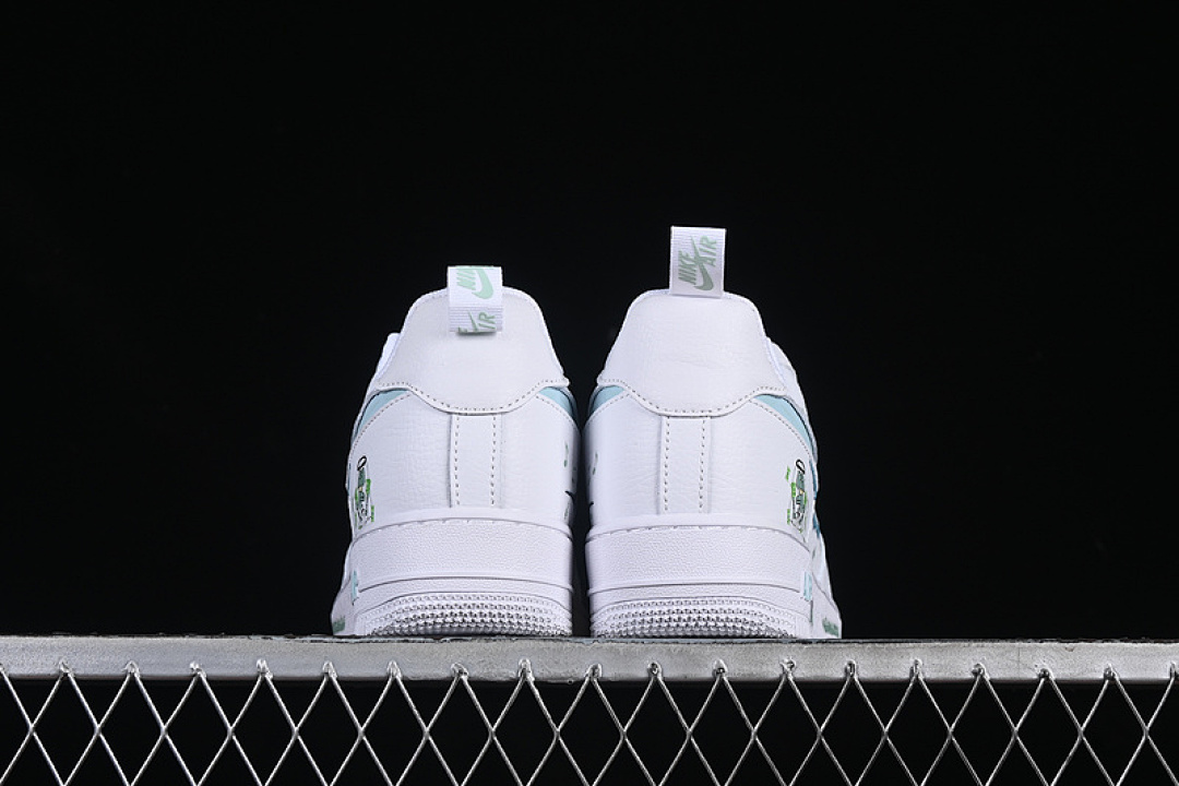Nike [FB8971-060]-[AIR FORCE 1 07 LOW OCTOPUS BROTHER WHITE/BLUE/GREEN]-[WOMAN:36-39]-[MAN:40-45] - Image 14