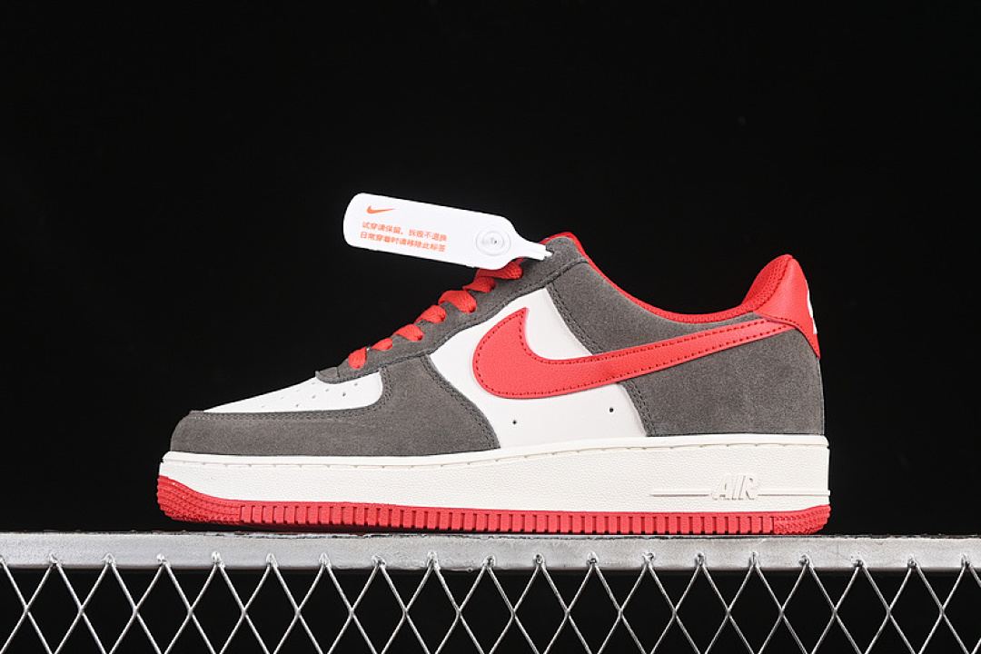Nike [FQ8714-201]-[AIR FORCE 1 07 LOW BAROQUE BROWN/UNIVERSITY RED]-[WOMAN:36-39]-[MAN:40-45] - Image 3