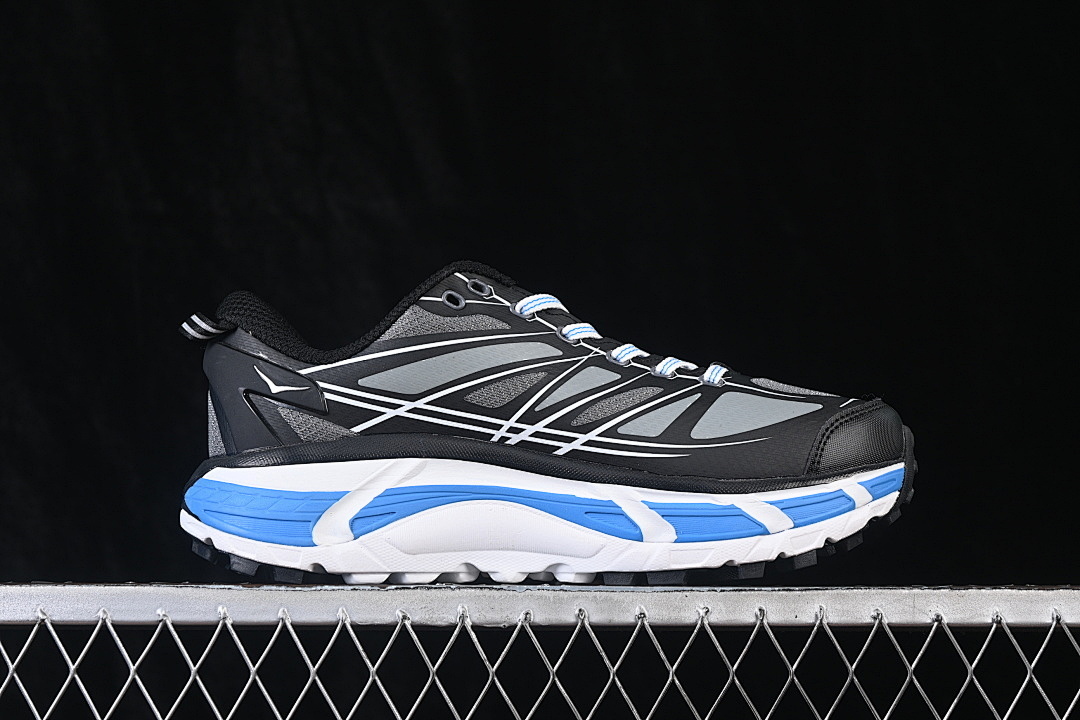 Hoka [1126851-BWHT]-[HOKA ONE RUNNING SHOES BLACK/WHITE/BLUE]-[WOMAN:36-39]-[MAN:40-46] - Image 16