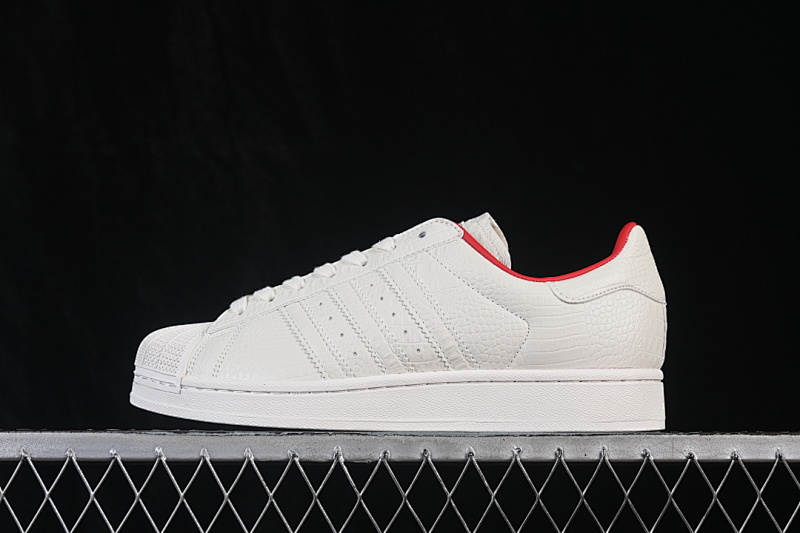 Adidas ORIGINALS SUPERSTAR CASUAL SNEAKERS WHITE/RED/WHITE · IH9763, photo 1
