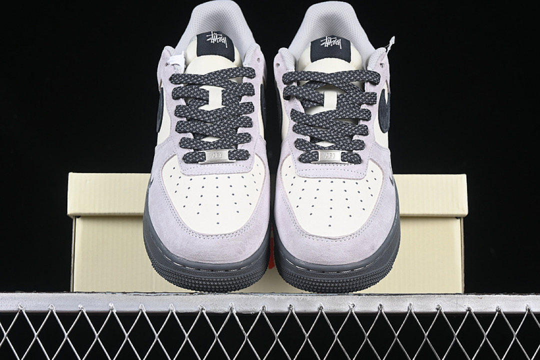 Nike [XZ6188-196]-[AIR FORCE 1 07 LOW WHITE/GREY/BLACK]-[WOMAN:36-39]-[MAN:40-45] - Image 13
