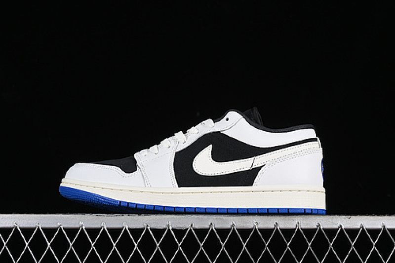 Jordan AIR Jordan 1 LOW QUAI 54 OFF NOIR/SUMMIT WHITE/BURNT SUNRISE/SAIL · HQ0764-001, photo 1