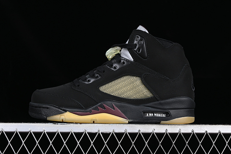 Jordan A MA MANIÉR X AIR Jordan 5 LOW BLACK/YELLOW · FD1330-001, photo 1