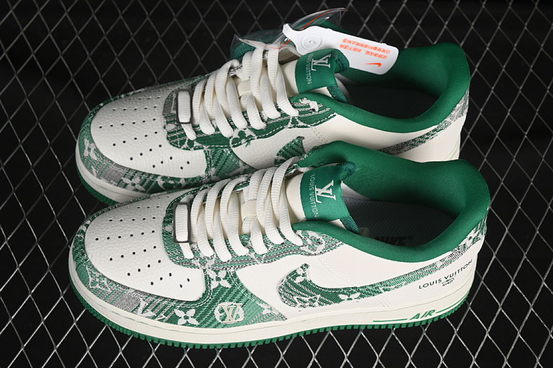 Nike [SC9207-538]-[AIR FORCE 1 07 LOW LV WHITE/GREEN]-[WOMAN:36-39]-[MAN:40-45] - Image 11