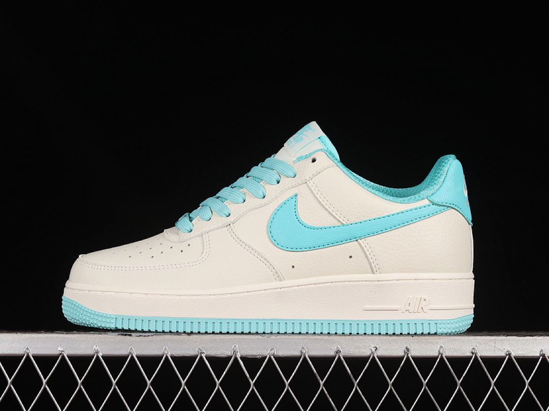 Nike Nike AIR FORCE 1 07 LOW OFF WHITE/GREY/BLUE · TP0096-255, photo 1