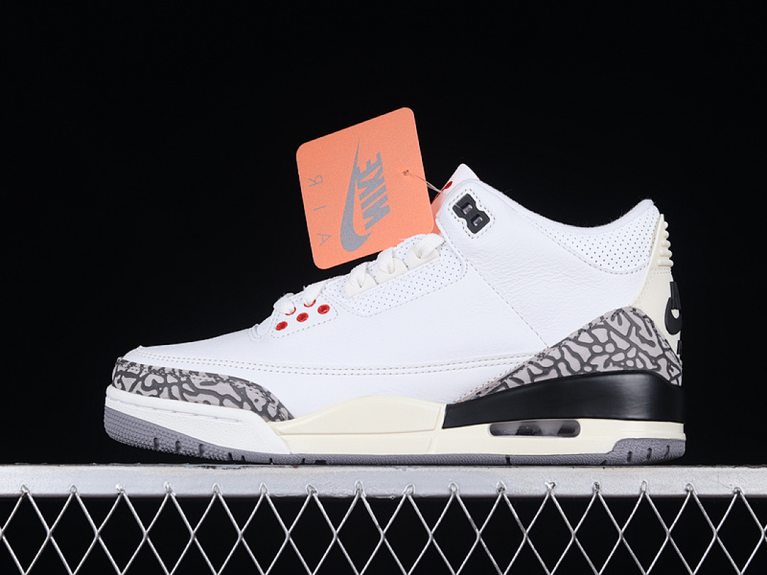 Jordan [DN3707-100]-[AIR JORDAN 3 RETRO CEMENT REIMAGINED SUMMIT WHITE/FIRE RED/BLACK/CEMENT (GREY]), photo 1