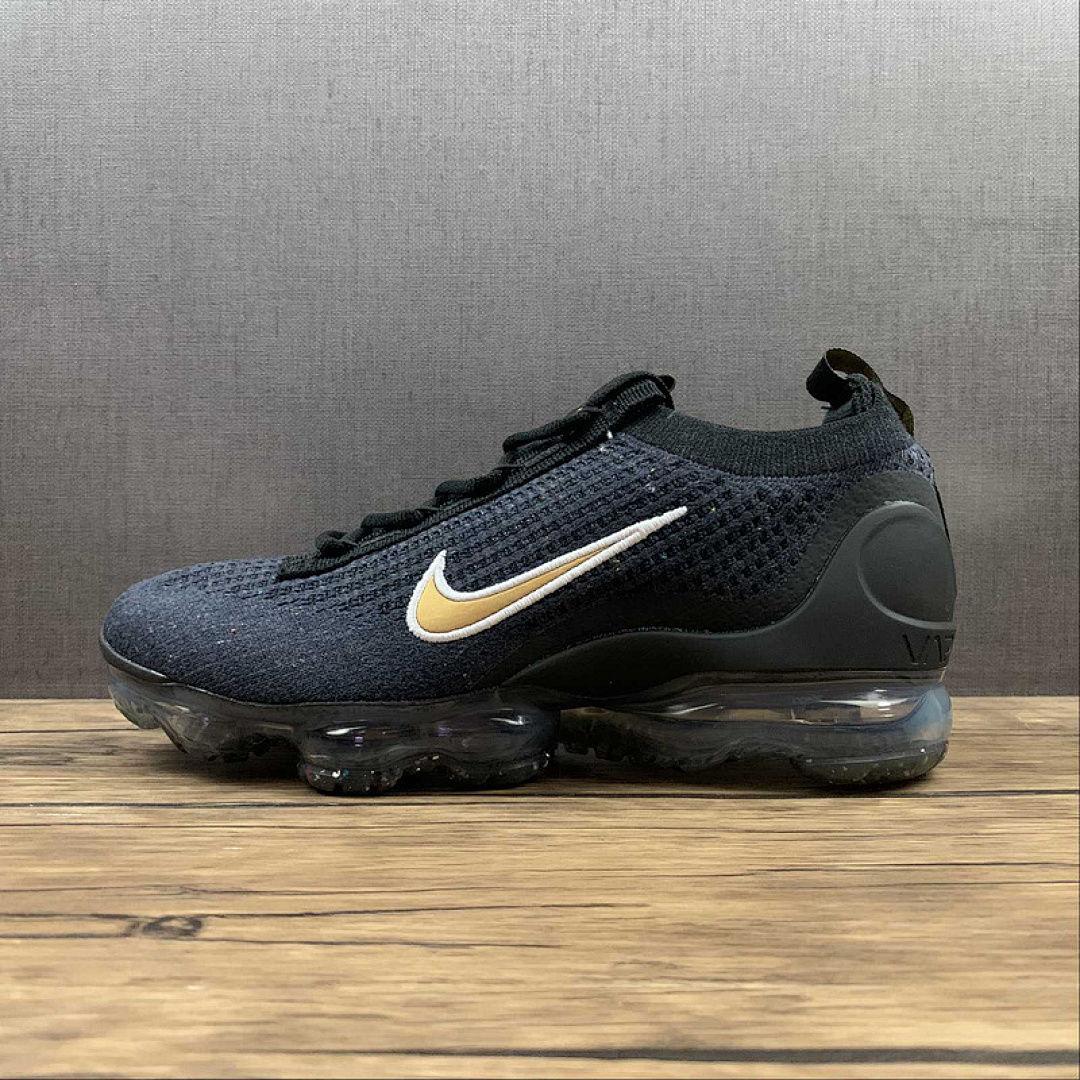 Unbranded [DC4113-003]-[AIR VAPORMAX 2021 FLYKNIT BLACK/BLACK/GOLD]-[WOMAN:36-39]-[MAN:40-45], photo 1