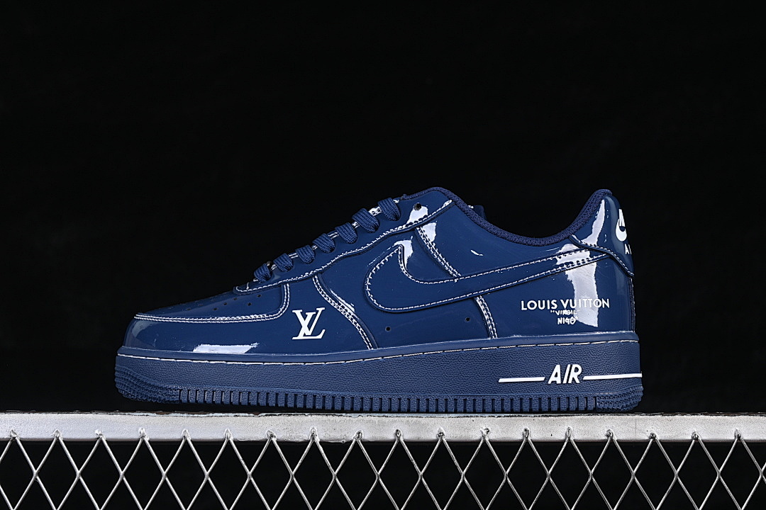 Nike [NH0601-524]-[AIR FORCE 1 07 LOW CASUAL SNEAKERS NAVY BLUE/NAVY BLUE]-[WOMAN:36-39]-[MAN:40-45] - Image 2