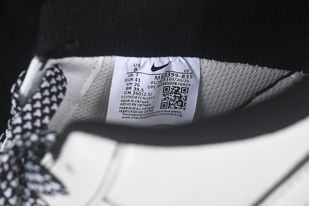 Nike [MM3399-835]-[AIR FORCE 1 07 LOW CASUAL SNEAKERS WHITE/PURE WHITE]-[WOMAN:36-39]-[MAN:40-45] - Image 5