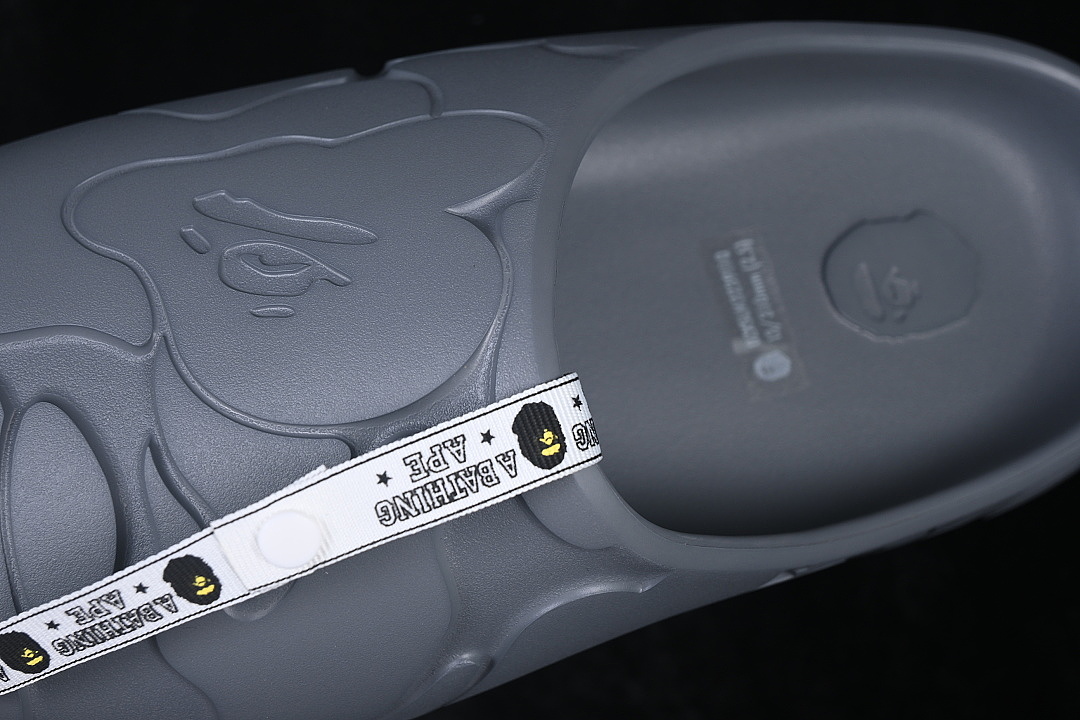 Bape [M322911]-[BAPE EVA COMFORT SLIPPERS DARK GRAY/CONCRETE GREY]-[MAN:40-47.5] - Image 6