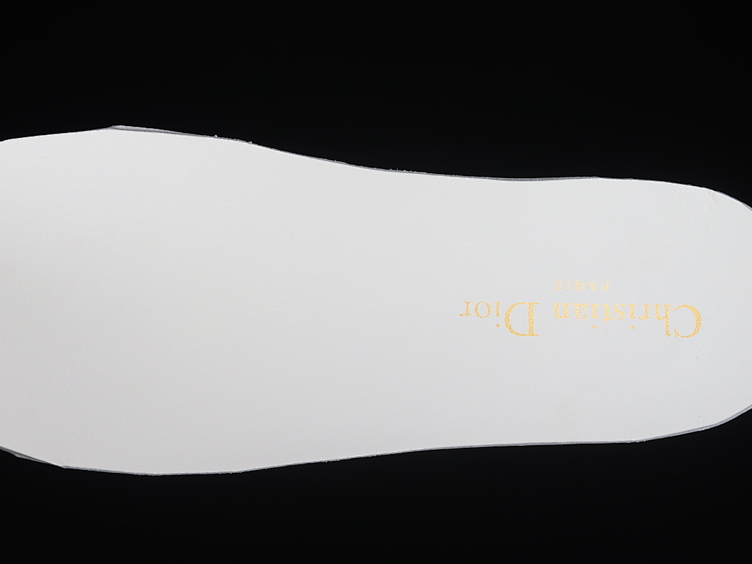 Dior [BRAND NEW EMBROIDERED SERIES THICK SOLED SPORTS SHOES WHEAT/WHITE]-[WOMAN:35-39]-[MAN:40] - Image 4