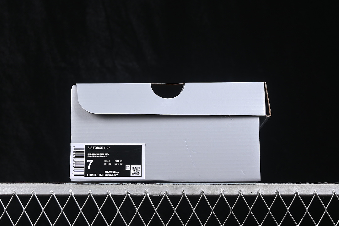 Nike [LD1999-028]-[AIR FORCE 1 07 LOW CASUAL SNEAKERS BROWN/BLACK]-[WOMAN:36-39]-[MAN:40-45] - Image 11