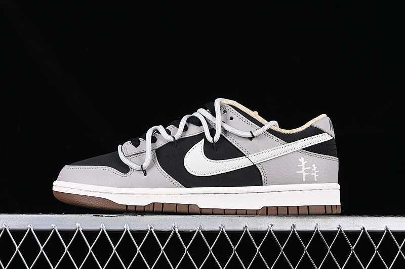 Nike SB DUNK LOW BLACK/GREY/WHITE · DR9704-200, photo 1
