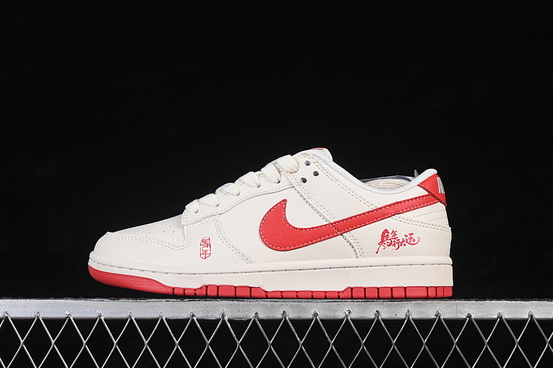 Unbranded [QW5288-100]-[DUNK LOW CASUAL SNEAKERS RED/WHITE]-[WOMAN:36-39]-[MAN:40-45], photo 1