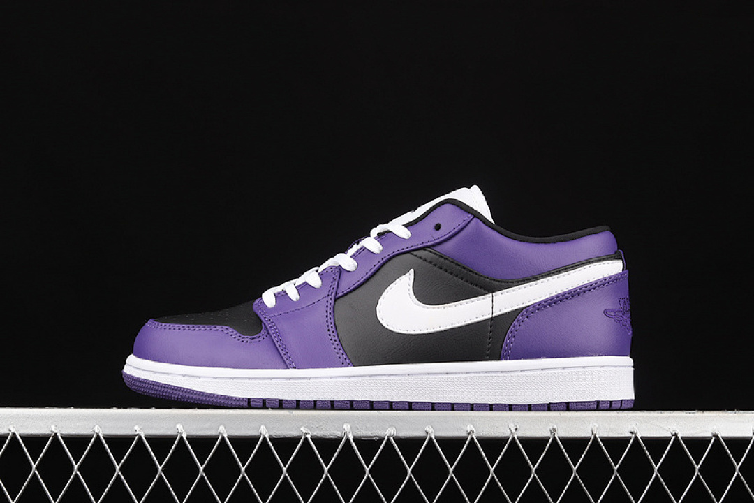Jordan [553558-501]-[AIR JORDAN 1 LOW COURT PURPLE/BLACK/WHITE]-[WOMAN:36-39]-[MAN:40-46], photo 1