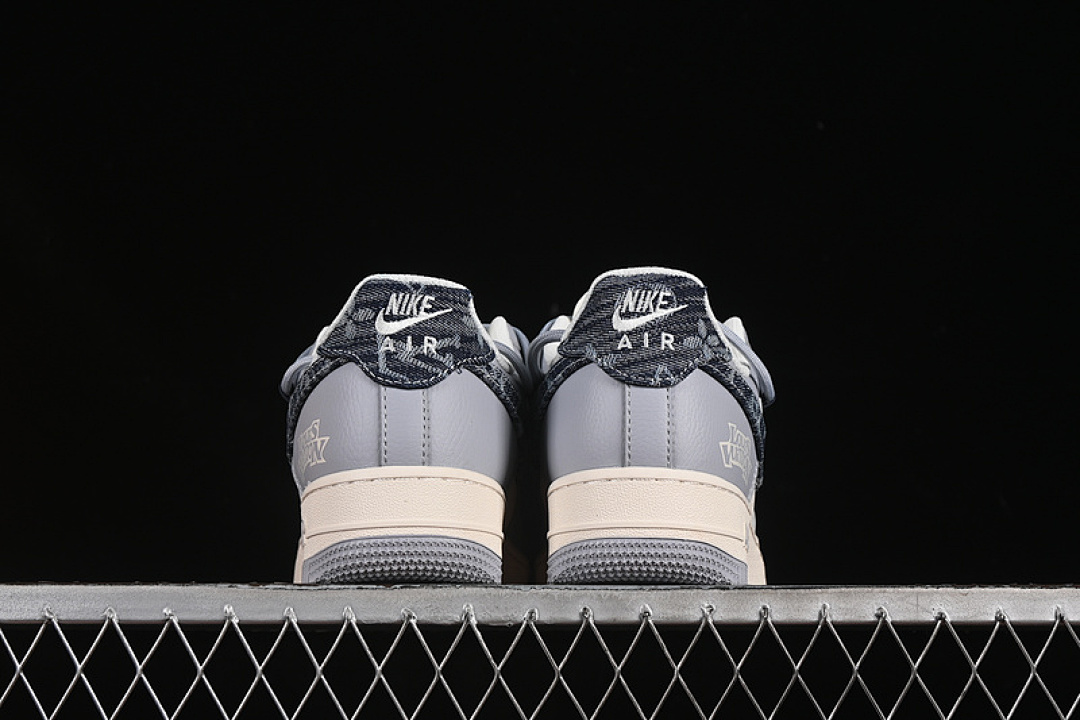 Nike [DM6868-099]-[AIR FORCE 1 07 LOW LV WHITE/BLUE/GREY]-[WOMAN:36-39]-[MAN:40-45] - Image 14