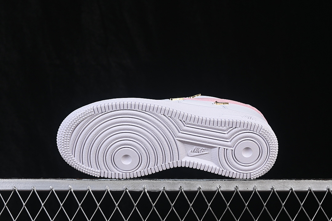Nike [ZH0316-112]-[AIR FORCE 1 07 LOW CASUAL SNEAKERS WHITE/PINK/WHITE]-[WOMAN:36-39]-[MAN:40-45] - Image 15