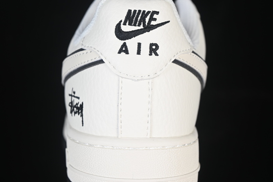 Nike [CS5288-046]-[AIR FORCE 1 07 LOW CASUAL SNEAKERS BLACK/WHITE]-[WOMAN:36-39]-[MAN:40] - Image 6