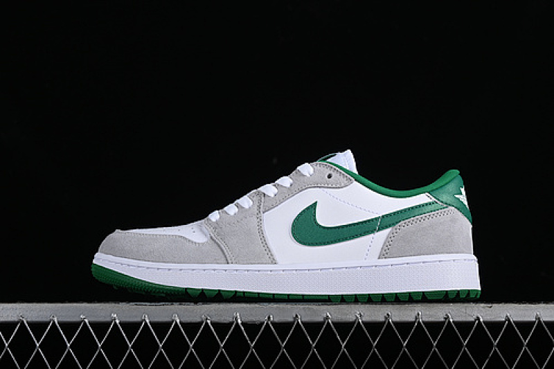 Jordan AIR Jordan 1 LOW GOLF WHITE/PINE GREEN/LIGHT SMOKE GREY · DD9315-112, photo 1