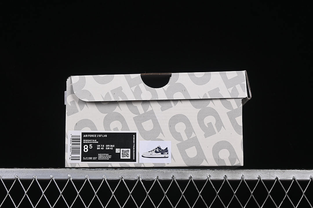 Nike [SJ1198-107]-[AIR FORCE 1 07 LOW OFF WHITE/BLUE]-[WOMAN:36-39]-[MAN:40-45] - Image 12