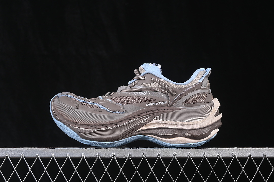 Balenciaga Balenciaga JET THICK SOLED DAD SHOES BROWN/BLUE · WMRTN4980, photo 1