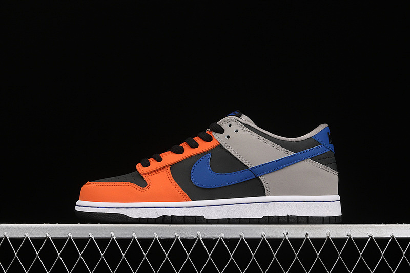 Nike SB ZOOM DUNK LOW PRO NAVY BLUE/ORANGE/BLACK-WHITE · 854866-025, photo 1