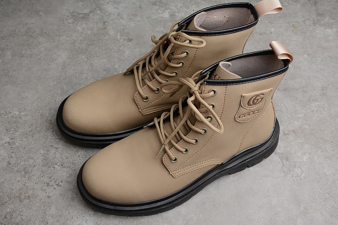 Gucci [GU*CCI MARTIN BOOTS LIGHT KHAKI/LIGHT KHAKI/BLACK]-[MAN:38-44] - Image 10