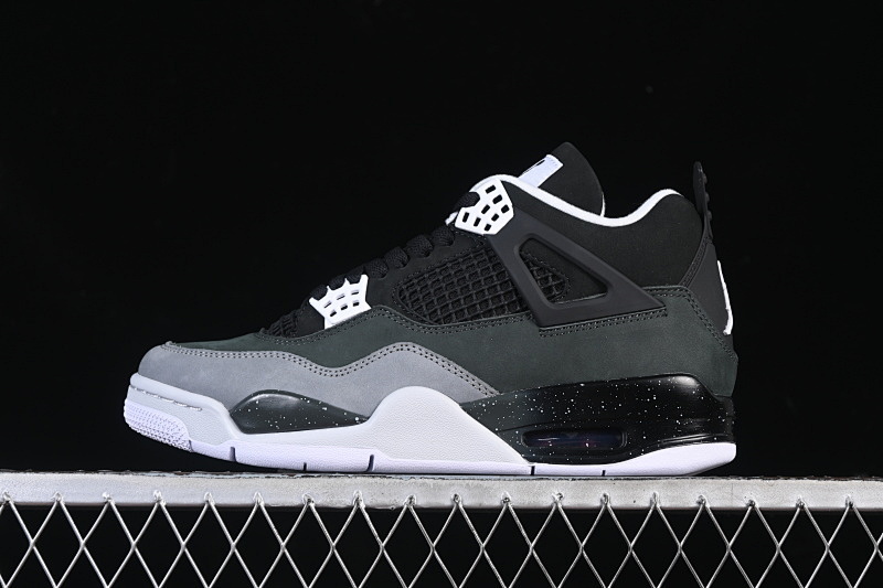 Jordan AIR Jordan 4 FEAR AJ4 BASKETBALL SHOES BLACK/GREY · FQ8138-002, photo 1