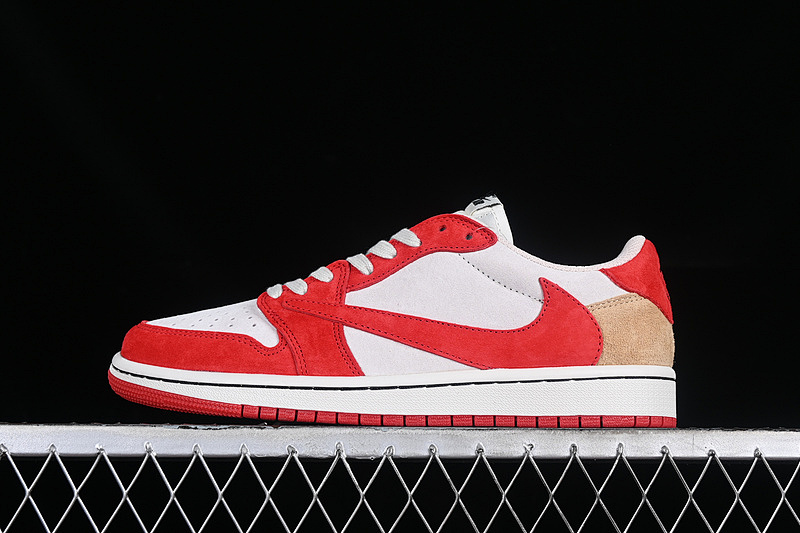Jordan TRAVIS SCOTT AIR Jordan 1 LOW OG WHITE/RED · DM7866-698, photo 1