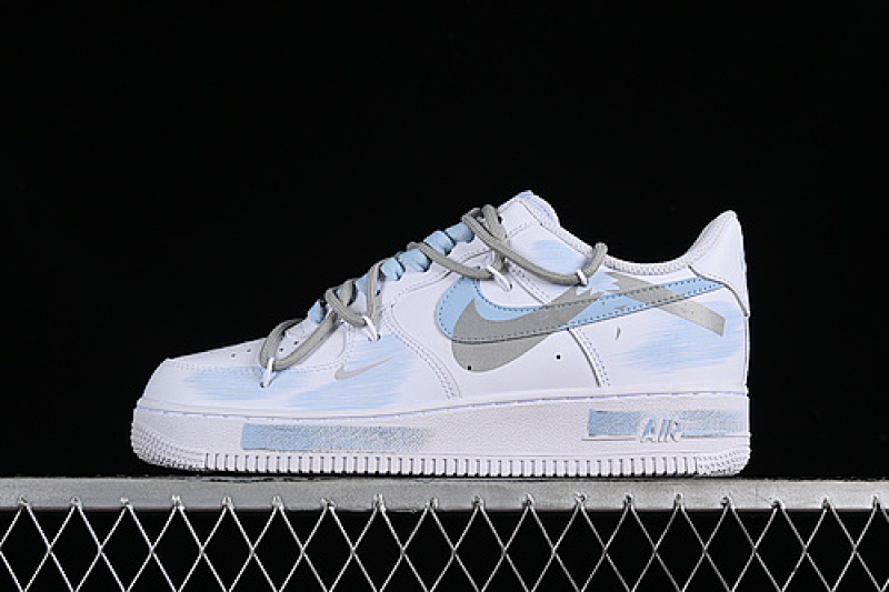 Nike Nike AIR FORCE 1 07 LOW WHITE/BLUE/GREY · ZH0316-020, photo 1