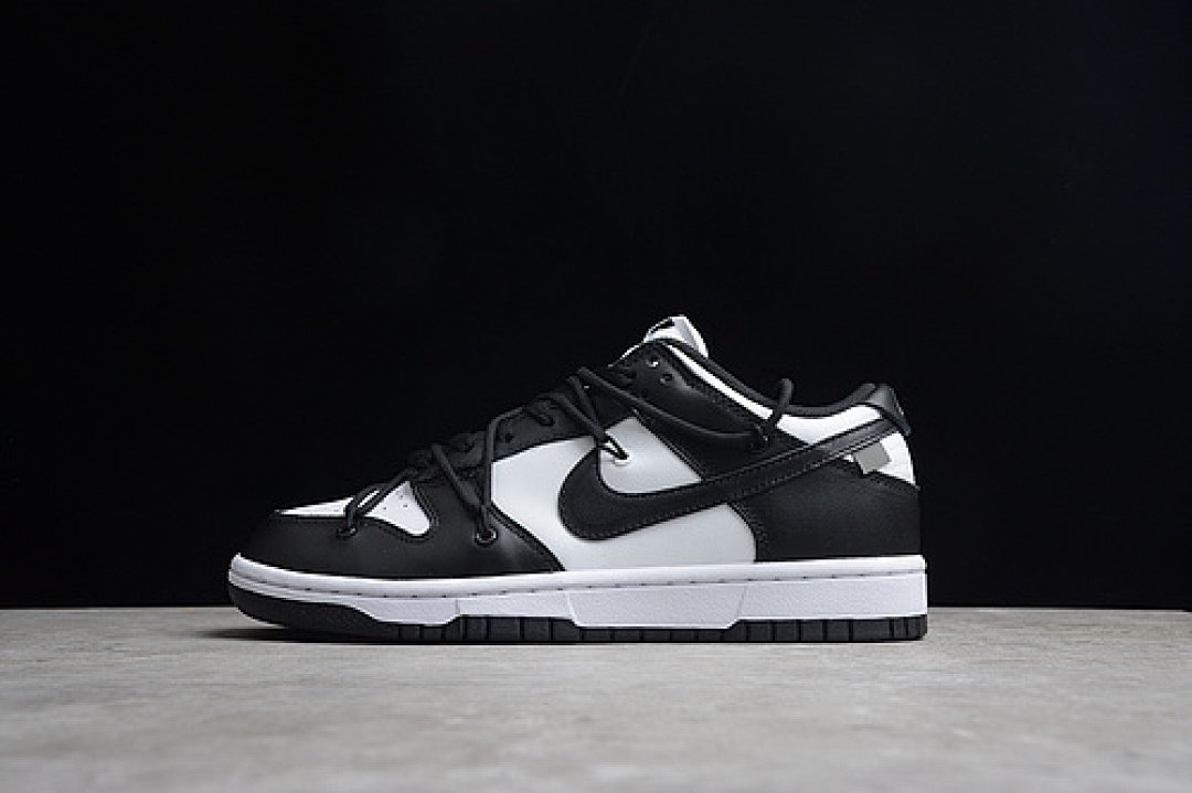 Off-White [CT0856-103]-[OW X SB DUNK LOW BLACK/BLACK/WHITE]-[WOMAN:36-39]-[MAN:40-45], photo 1