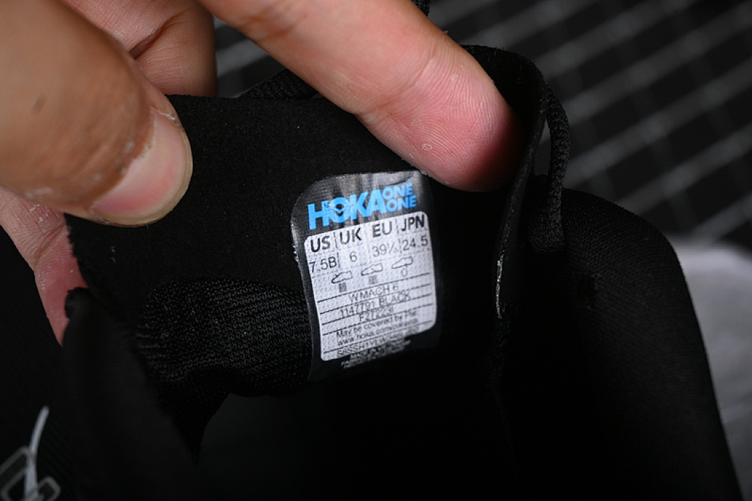 Chanel [114791 BLACK]-[HOKA ONE MACH 6 BLACK/WHITE]-[WOMAN:36-39]-[MAN:40-45] - Image 6