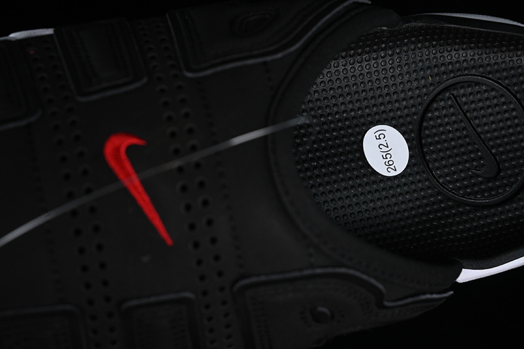 Nike [FJ2708-001]-[AIR MORE UPTEMPO SLIDE BLACK/BLACK/CLEAR/WHITE]-[WOMAN:36-39]-[MAN:40-46] - Image 6