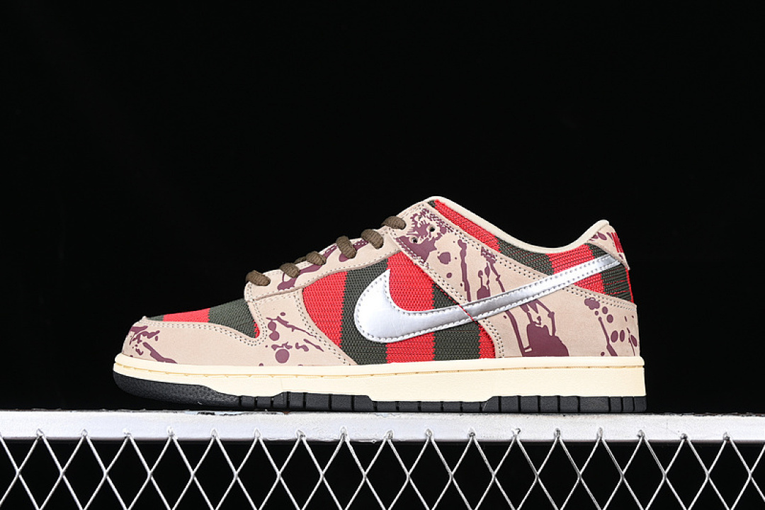 Nike DUNK LOW PRO SB FREDDY KRUEGER TAUPE/CHROME · 313170-202, photo 1